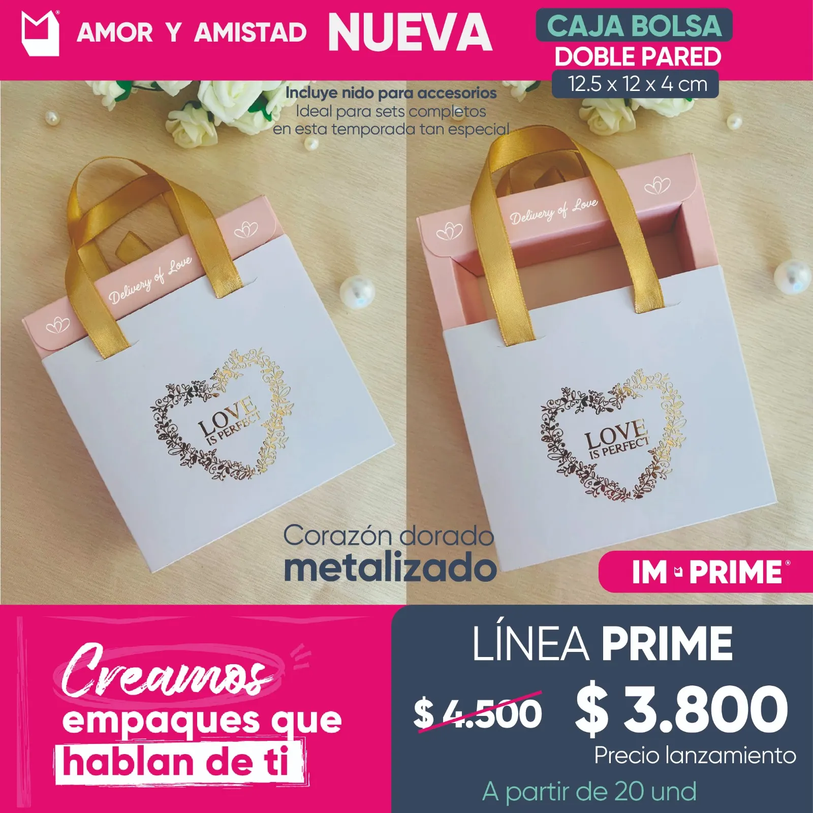 Caja Bolsa doble pared 12,5X12x4 cm (1)